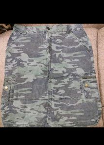 Camouflage T-Shirt &amp; Skirt Set