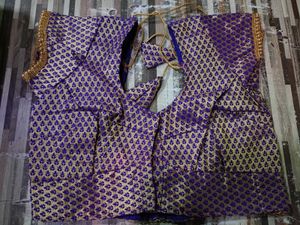 Elegant Embellished Purple Blouse