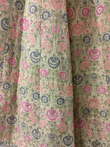 Floral Print Lehenga Skirt