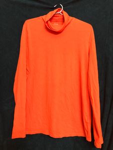 Rapaella Orange High Neck T Shirt