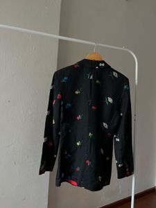 Fairy FLORAL Hand EMBROIDERED Vintage  Blazer