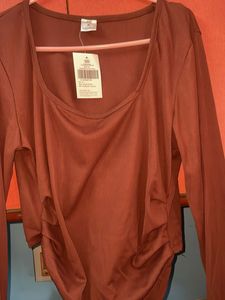 Streetstyle Brown Long Sleeve Brand New Top