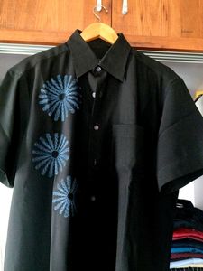 Black Party Wear Shirt size 42