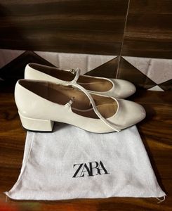 Faux Patent Ballet Flats