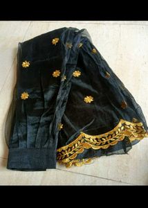 Embroidered Semi-stitched Lehenga Set