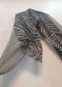 Zebra Print Scarf