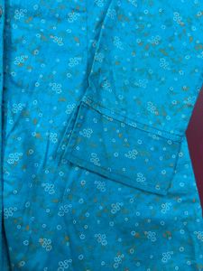 Sea Green Casual Printed Shirt