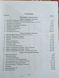 Chemistry Book B. Sc. 2nd Year