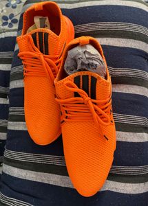 Orange sports shoes for mens