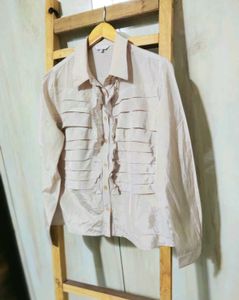 Beige Colour Designer Shirt Size-36-38