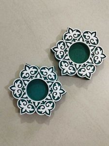 Wooden Candle Holder