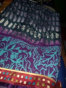 Saree Multi Colour And Multiple Prints For Reuse R