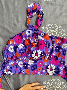 Purple Crop Top