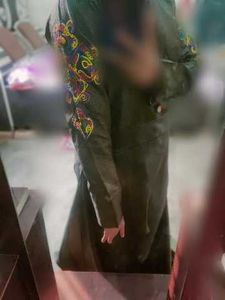 Embroidered gown frock jaipuri 2days Order Availab