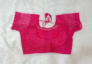 Pink Embroidered Blouse