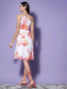 Kassually White Floral Dress