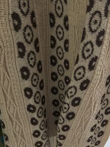 Patterned Knit winter kurta for woman