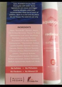 Aqualogica Radiance+ Dewy Sunscreen