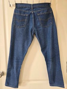 Womens dark wash denim jeans