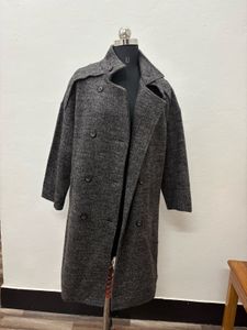 Unisex Grey Trench Coat