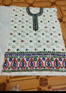 Kacchi Work Kurti ❤️❤️