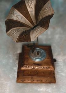 Miniature Vintage Gramophone Showpiece