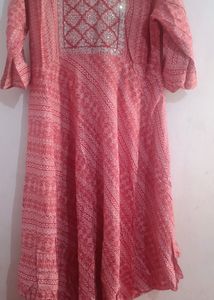 Peach Colour Kurtha Like New