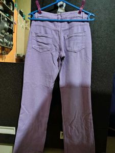 Lilac Denim Jeans