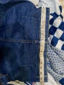 Denim Mini Cargo Skirt