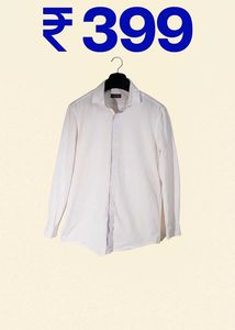 White Long Sleeve Button-Up