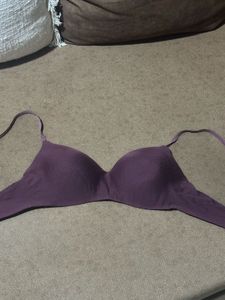 Wine Coloured Bra