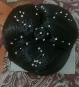 Natural Black Hair Bun