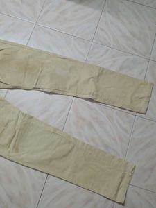 Casual Beige Pants