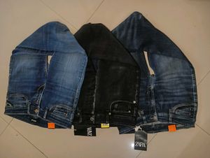 3 piece pack  Zara Denim Jeans28,28,30