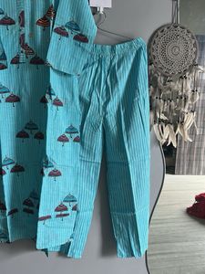 Umbrella Print Kurta Set