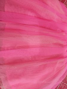 H&amp;M Pink Glittery Tulle Skirt