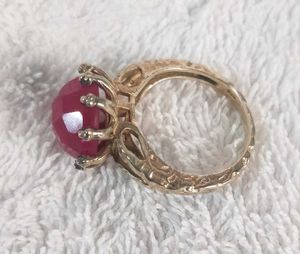 Sterling Silver Queen Ruby Gemstone Ring