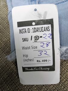 I@22 Size-28 (Sale) Latest Ladies high waist Jeans