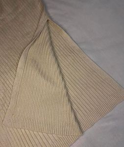 Ribbed Knit Midi Skirt