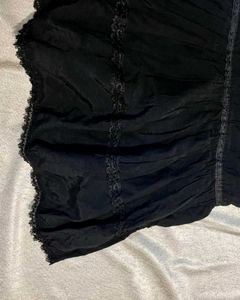 Black Cottagecore Dress