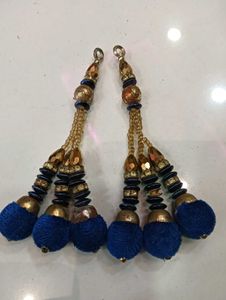 Pink & Gold Tassels