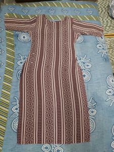 Maroon Kurta