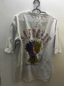 essentials Graphic Print White T-Shirt