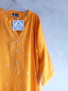 Yellow Kurta For Haldi