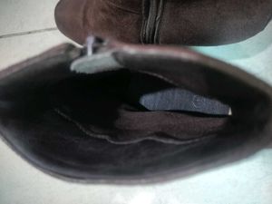 Brown Wedge Ankle Boots