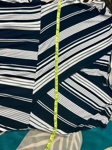 Striped Wrap Dress XXL size