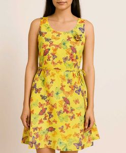 butterfly print mini dress 🦋