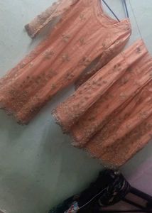 Full Work Sharara Suit 2 Piece