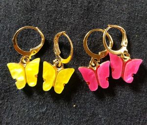 Butterfly Drop Earrings