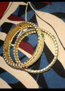 Gold-tone Bangle Set